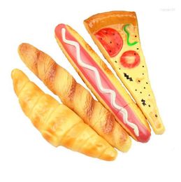 Pcs/lot Funny Bread Ballpoint Pens For Writing Cute Pizza Dog 0.5MM Black Ink Roller Ball Pen Office School Supply Gift