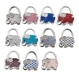 Party Favour Fashion Handbag Hook Elephant Purse Holder Desk Anti-Slip Tote Bag Hanger Wedding Birthday Guest Gift ZA4305