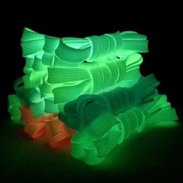 Shoe Parts Accessories 1 pair of shiny shoelaces sports shoes flat party childrens fluorescent 231121