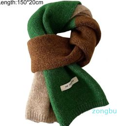 Scarves Knitted Scarf Wear Resistant Women Korean Style Thermal Neck Wrap Gift Super Soft Non-Fading For Girl