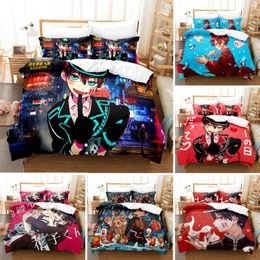 Bedding Sets Ground-Bound Boy Hanako-Kun Toilet-Bound Set Anime Duvet Cover Comforter Beding Double Size Adults Kids Gift