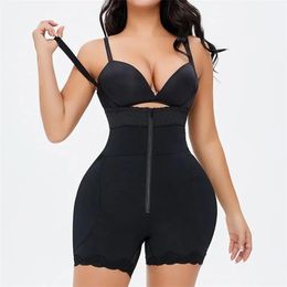 Waist Tummy Shaper Butt Lifter Shapewear Full Body Shaper Underwear Fake Buttocks Lingerie Hip Pads Enhancer Shapwear Brief Straps Slimmer Waist 231120