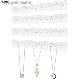 Jewelry Stand 1pc Adhesive Paste Wall Hanging Jewelry Storage Holder Hooks Jewelry Display Organizer Earring Ring Necklace Hanger Holder StandL231121