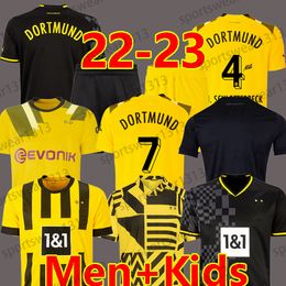 23 24 Westfalen Dortmund Soccer Jerseys Edição Especial All-Black Borussia Kohle Stahl 22 23 camisa de futebol Reus Bellingham Hummels Reyna Brandt Men Kit Kit Kit Kit Kit