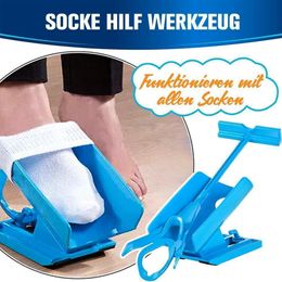 Hand Push Sweepers Easy To Put On and Take Off The Sock Help Tool No Bending Shoe Horn Suitable For Pregnancy Dressing Aids Tools Socks Support 230421