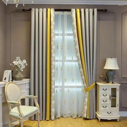 Curtain Curtains For Living Dining Room Bedroom Custom Velvet Nordic Floor To Ceiling Modern Blackout