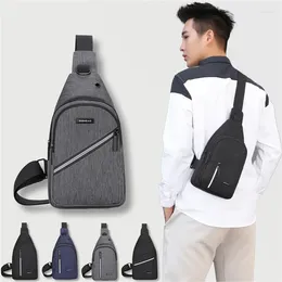 Waist Bags Oxford Men Chest Bag Crossbody Single Shoulder Travel Handbag Fashion Style Big Capacity