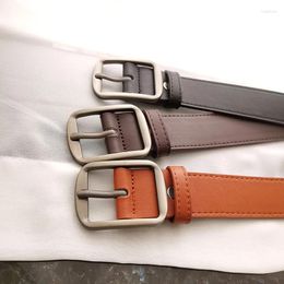 Belts Needle Buckle Belt For Men's Trendy Ins. Korean Version Jeans Young People Simple And Versatile Men Women