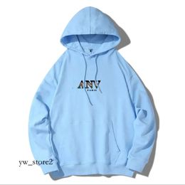 Lanvin Hoodie Sweatshirts Men's Hoodies Sweatshirts Fashion Men Women Printed Letter Spring and Autumn Lightweight Loose Student Casual 9424