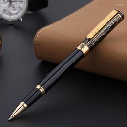 Picasso High Quality 902 Black-Gold Cap Roller Ball Pen Refillable Professional Office Stationery Tool With Gift Box Arrival