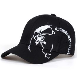 Ball Caps High Quality Unisex Cotton Outdoor Baseball Cap Skull Embroidery Snapback Fashion Sports Hats For Men Women Cap Bone Garros J230421