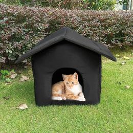 kennels pens Waterproof Outdoor Pet House Thickened Cat Nest Tent Bed Shelter Cage Portable Travel 231120
