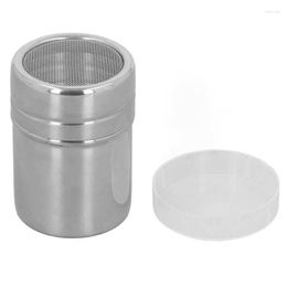 Storage Bottles Powder Sifter Cylinder Fine Mesh Hygienic Coffee Sieve Shaker Rustproof For Home