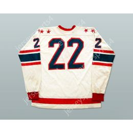 Custom WHITE 22 ROCHESTER AMERICANS HOCKEY JERSEY NEW Top Stitched S-M-L-XL-XXL-3XL-4XL-5XL-6XL