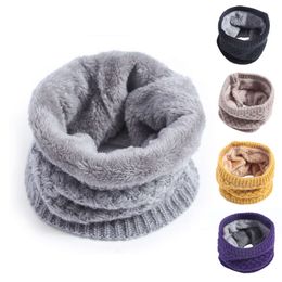 Men Women's Fashionable Satile Korean Sion Plush and Thickened Pullo Collar for Winter Warmth, Knitted Wool Outdoor Neck