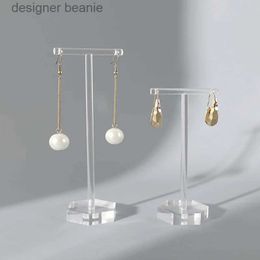Jewellery Stand Fashion Style Clear Acrylic Earrings Display Holder Acrylic Jewellery Display Holder T She Stud Earrings Drop Earrings ShowcaseL231121