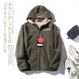 Men's Jackets Winter Thickened Double-sided Fleece Jacket Men Women Multi-pockets Warm Windproof Coat Outdoor Climbing Camping Hiking