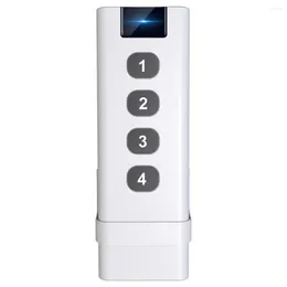 Remote Controlers TUYA ZigBee Smart House Wireless Scene Switch 4 Gang Portable Hub Required To Control Device