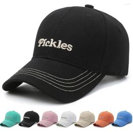 Ball Caps Embroidered Baseball Cap With Curved Brim Unisex Snapback Hat For Trucker Hardtop Outdoor Adjustable