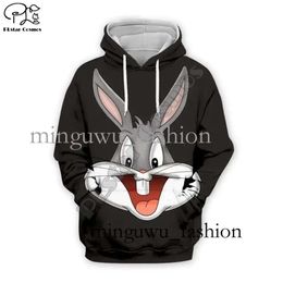 Plstar Cosmos Anime Bugs Bunny Colourful Cartoon Tracksuit Newfashion 3dprint Hoodie/sweatshirt/jacket/men Women Funny S-7 201020 219 841