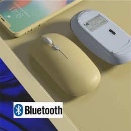 Mice Bluetooth Mouse For iPad MatePad ad Android Windows Tablet Battery Wireless Laptop Notebook Computer 231117