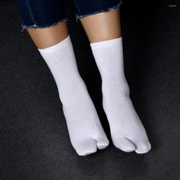 Женские носки, 1 пара, модные хлопковые мужские японские кимоно, сандалии-шлепанцы с разрезом, забавные два пальца