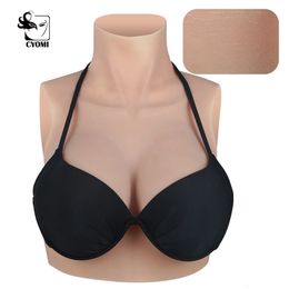 Breast Form CYOMI BIG SALE Realistic Silicone Breast Forms 1 1Texture Fake Tits Boobs for Sissy Crossdressers Transgender Drag Queen Cosplay 231121