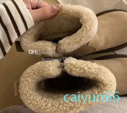 Designer Snow High Quality Nylon Apres Ski Gabardin Women's Anti slip Thick Winter Warm Fur Boots 35-40