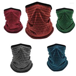 Bandanas Winter Thermal Cycling Scarf Outdoor Running Half Face Mask Cover Men Women Neck Warm Ski Snowboard Bandana