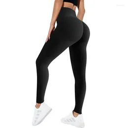 Active Pants Contour Seamless Leggings Womens Butt' Lift Curves Workout Tights Yoga Gym Outfits Fitness Clothing Sports Wear Black