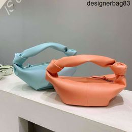 New Dumpling Handbag Hand Knotted Shoulder Underarm Bags purses handbags for women Leather Women's Bag Totes
