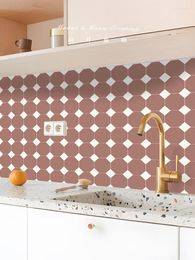 Party Decoration Fresh Simple Stickers Waterproof And Oil-Proof Wall Tile Renovation Kitchen Self-Adhesive PVC