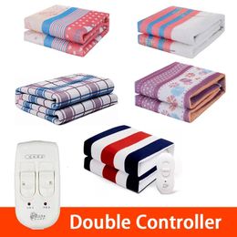 Electric Blanket Electric Blanket Thicker Heater Single Double Body Warmer 150*180cm Heated Blanket Thermostat Electric Blanket for bed random 231120