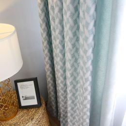 Curtain Curtains For Living Dining Room Bedroom Custom Nordic Slub Cotton Jacquard Modern Minimalist Window Decor