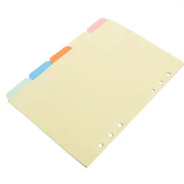 The Office Supplies Binder Dividers Notebook Supply Tab A5 Index Document Organisation