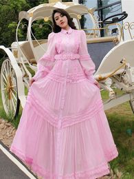 Casual Dresses High Quality Summer Fashion 2023 Women's Long Sleeve Cascading Ruffles Solid Color Belt Camis 2 Piece Set Holiday Dress