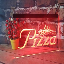 Pizza Slice beer bar pub club 3d signs led neon light sign home decor crafts178y