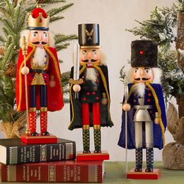 Dolls Nutcracker Puppet Ornaments Cartoons Walnuts Soldiers Nutcracker Dolls Desktop Decoration Birthday Christmas Gifts 231121