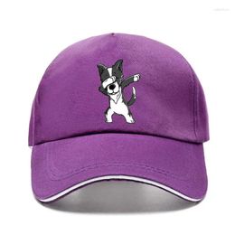 Ball Caps Cotton Mesh Custom Printed Hat Men Bill Funny Dabbing Border Collie - Women Baseball Cap