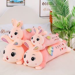 Plush Dolls Childrens Toy Animal Party Rabbit Stuffed Sleep Pillow Cute Long Bed Doll Birthday Girl 230421