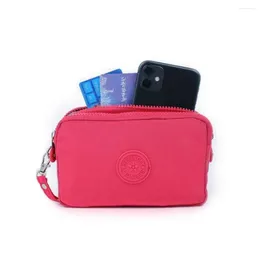 Card Holders Portable Women Wallet Clutch Nylon Zipper Mobile Phone Bag Handbag Large Capacity Coin Purse Ladies