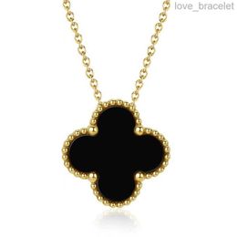 Luxury Design Clover Pendant Necklace Earring Jewelry Set for Women Gift good