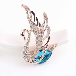 Pins Brooches Spring Brooches New Crystal n Brooches For Women Elegant Noble Pins Rhinestone Dress Corsage Party Jewellery Colour wedding Z0421