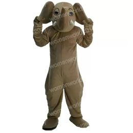 Halloween Elephant Mascot Costume Simulation Cartoon Character Outfits Suit Adults Size Outfit Unisex Birthday Christmas Carnival Fancy Dress