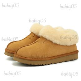 Boots 2023 luxury designer shoe women men ultra mini tazz lady winter boot woman high heel ankle snow fur boot man tasman flat slipper T231122