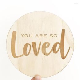 Party Decoration You Are So Loved Wooden Baby Wall Decor Born Po Props Nursery Shower Gift