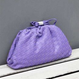 Totes Bags Designer Bag Fashion Luxury BottegavVeneta Held Woven Korean Cloud Soft Skin Dumpling Pouch Versatile One Shoulder Oblique Straddl Shoulder Bag W WN-IIDS