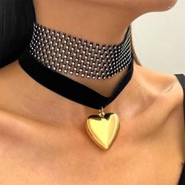 Choker Rhinestones Stylish Narrow Band Necklace Perfect Gift For Fashion Lover