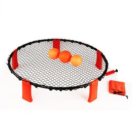 Balls PVC Mini Beach Volleyball Ball Game Set Outdoor Team Sports Lawn Fitness Equipment With 3 Balls Volleyball Net 231121