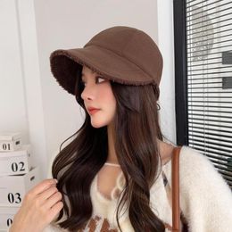 Ball Caps Chic Winter Peaked Hat Thick Soft Washable Women Baseball Decorative Autumn Accessory